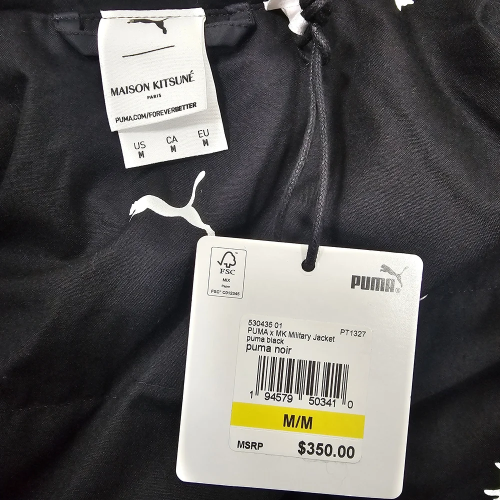 NWT‎ PUMA x MAISON KITSUNÉ Men's Military Jacket - Picture 9 of 16